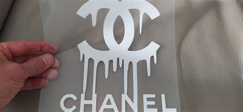 chanel iron on sticker.